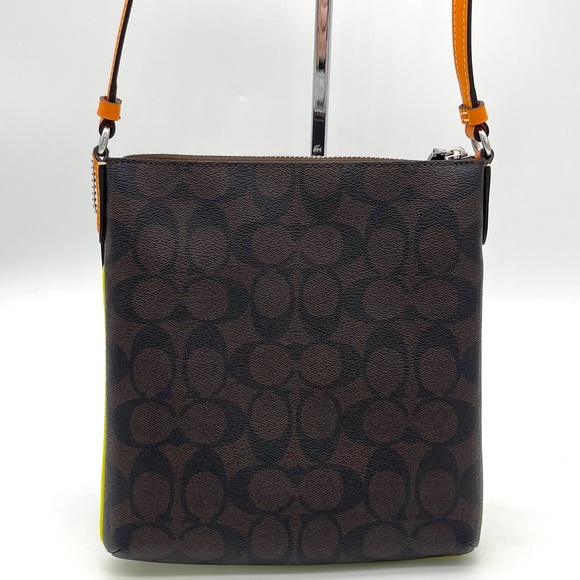 Coach Mini Rowan File Crossbody Bag in Signature Canvas - Picture 4 of 9